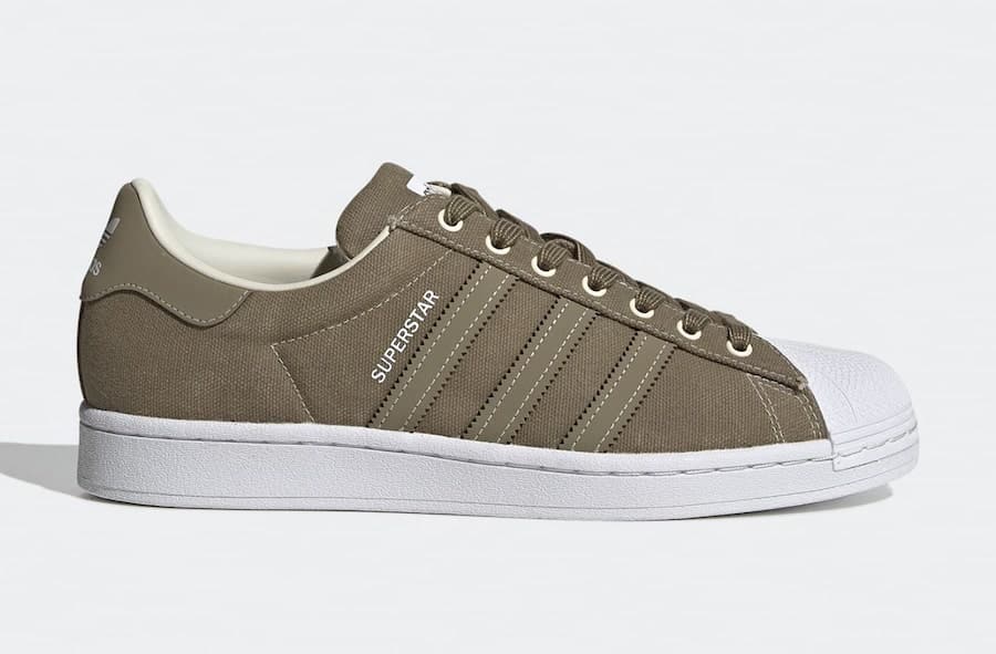 Tenisky adidas Superstar Canvas Green FW2653