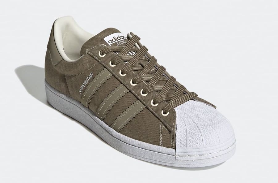 Tenisky adidas Superstar Canvas Green FW2653