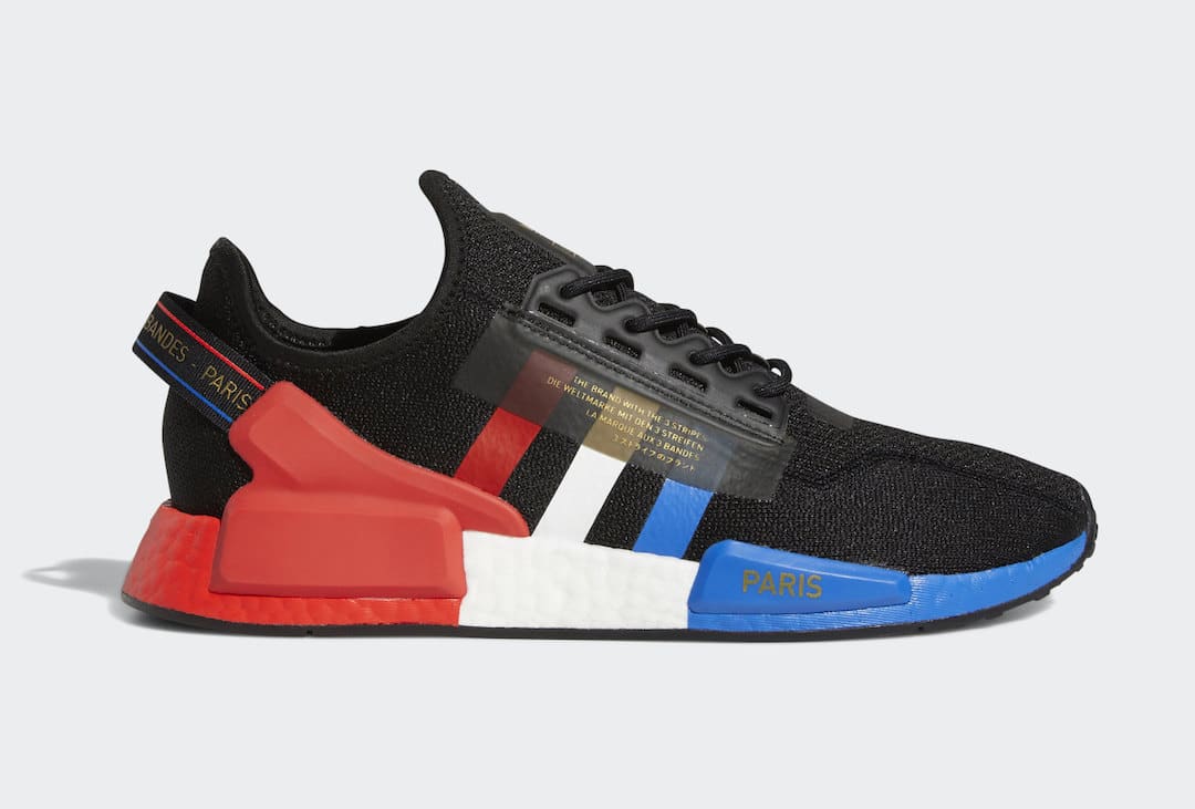 Tenisky adidas NMD R1 V2 Black Blue Red FY2070