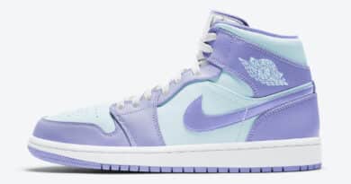 Tenisky Air Jordan 1 Mid Purple Aqua 554724-500