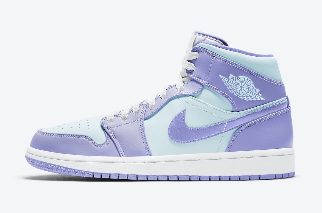 Tenisky Air Jordan 1 Mid Purple Aqua 554724-500