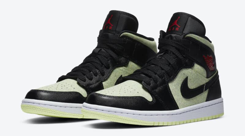 Tenisky Air Jordan 1 Mid SE Black Volt CV5276-003