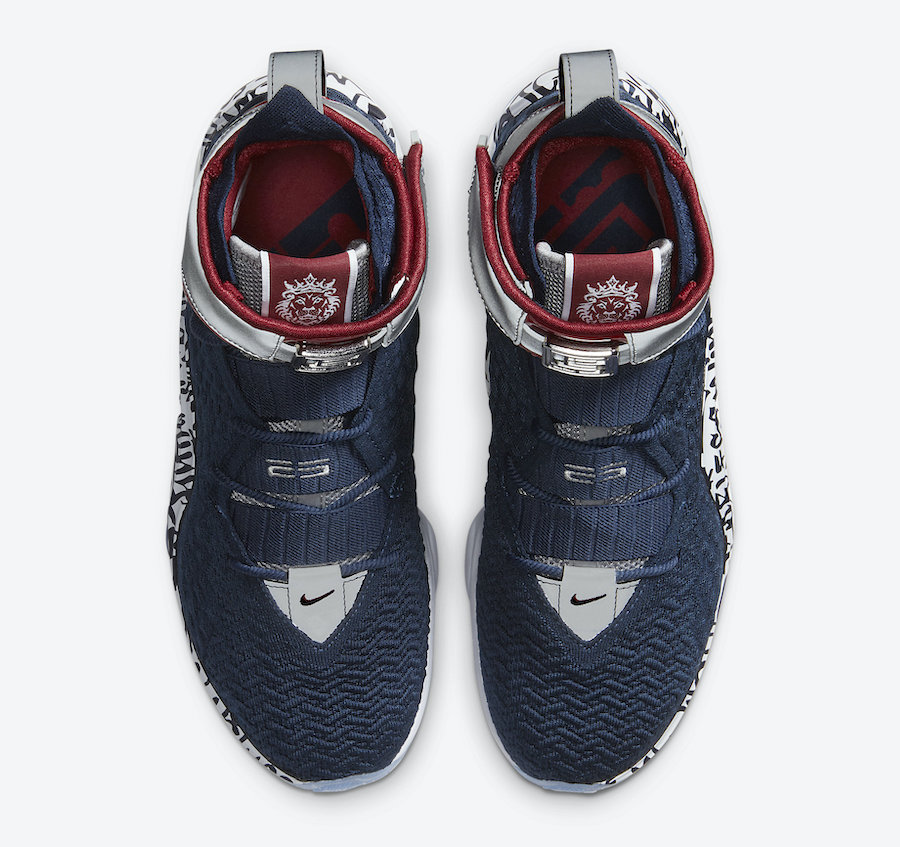 Tenisky Nike LeBron 17 Graffiti Cold Blue CT6047-400