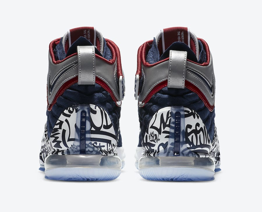 Tenisky Nike LeBron 17 Graffiti Cold Blue CT6047-400