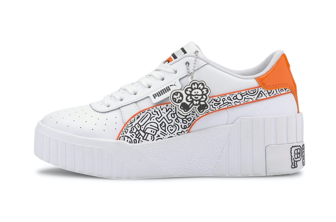Tenisky PUMA Cali Wedge Mr Doodle 374210-01