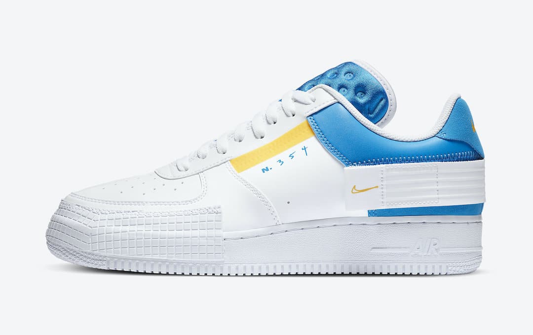 Tenisky Nike Air Force 1 Type White Blue CK6923-101