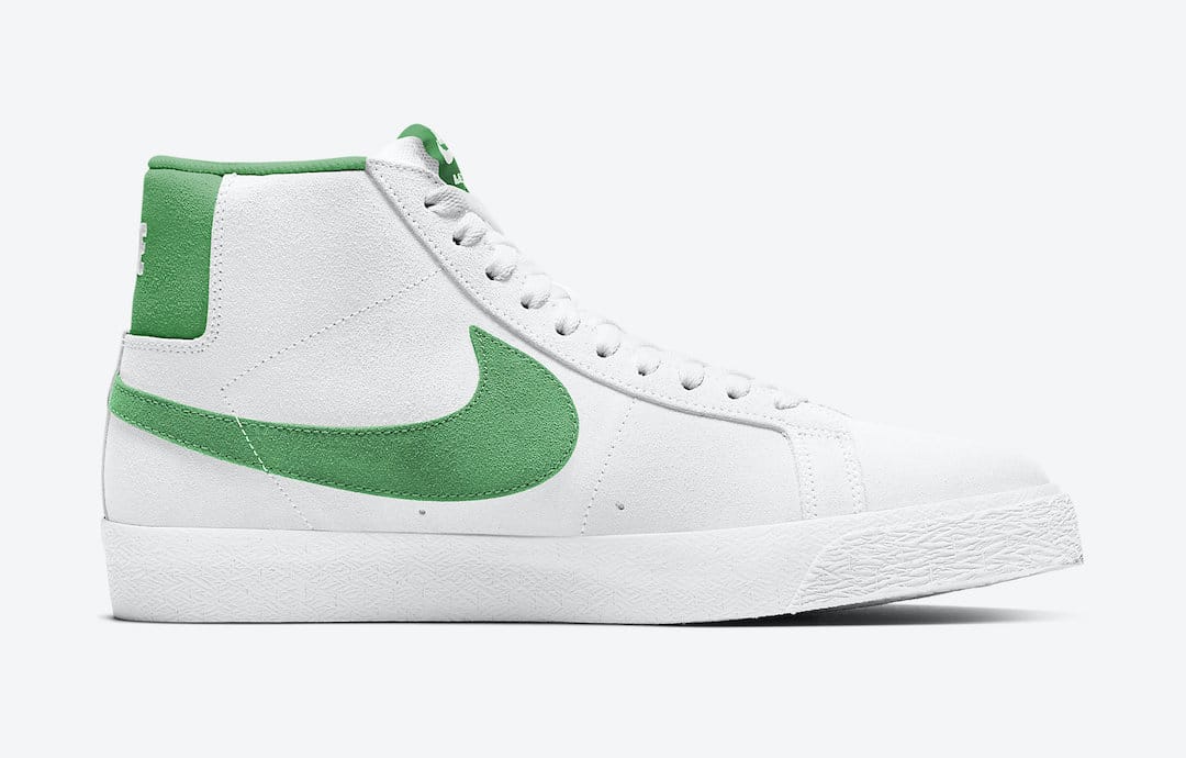 Tenisky Nike SB Blazer Mid White Green 864349-106