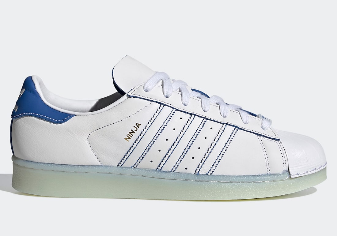 Tenisky Ninja x adidas Superstar White Blue FX2784