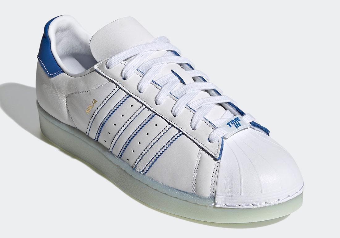 Tenisky Ninja x adidas Superstar White Blue FX2784