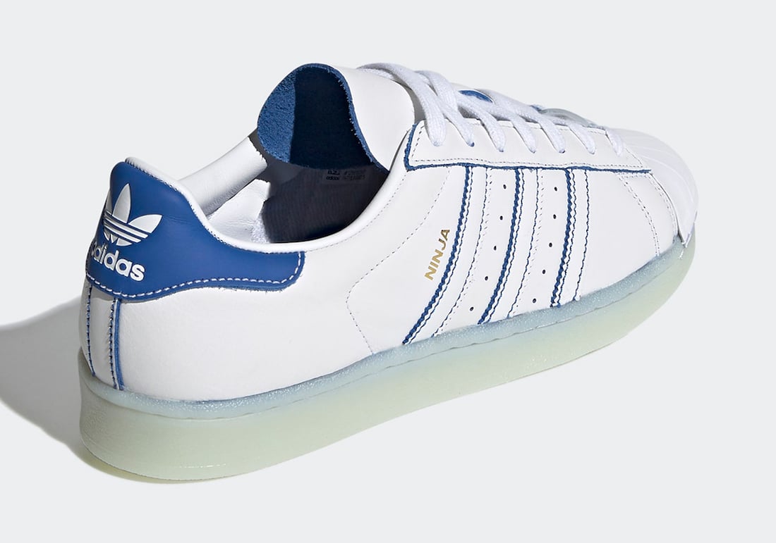 Tenisky Ninja x adidas Superstar White Blue FX2784