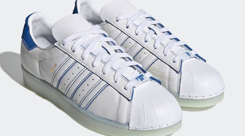 Tenisky Ninja x adidas Superstar White Blue FX2784