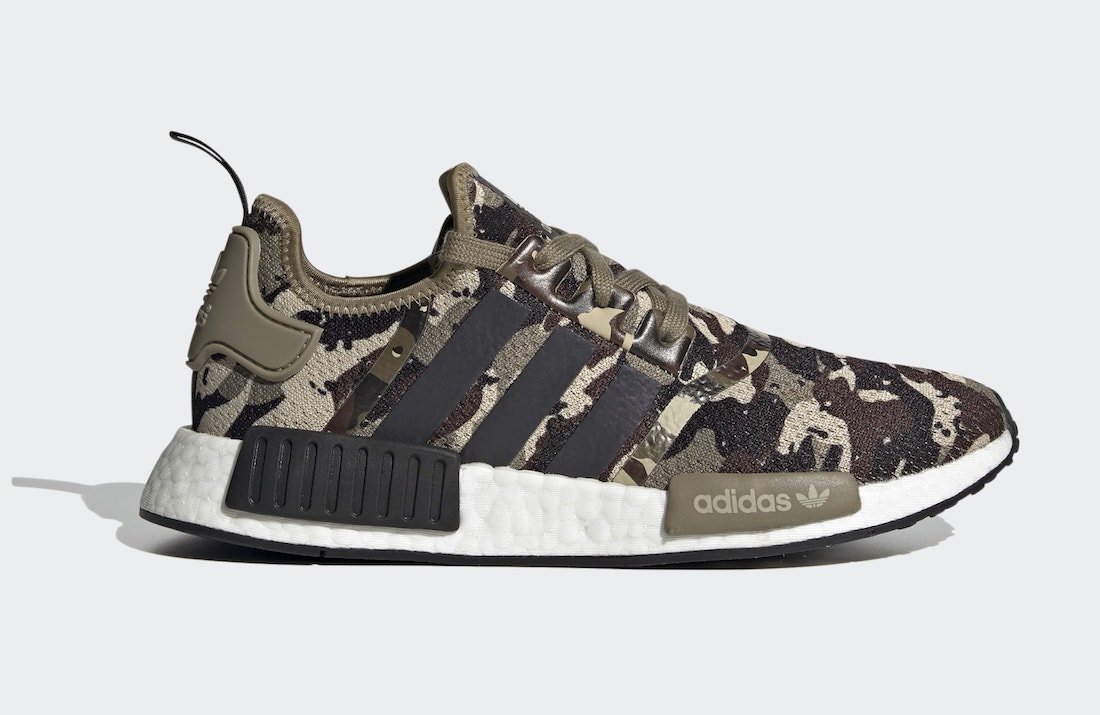 Tenisky adidas NMD R1 Brown Camo Pack FZ0076