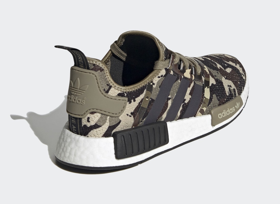 Tenisky adidas NMD R1 Brown Camo Pack FZ0076