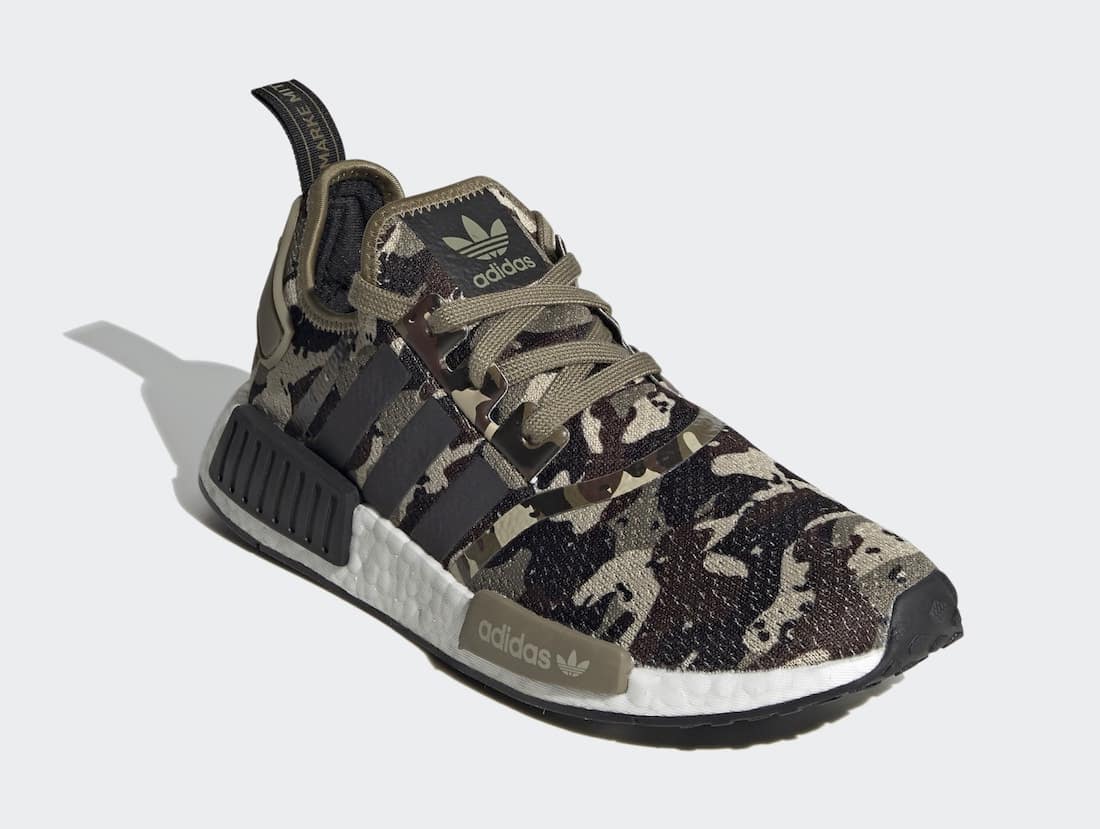 Tenisky adidas NMD R1 Brown Camo Pack FZ0076