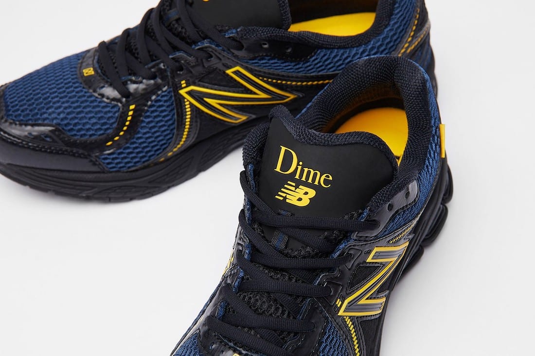 Tenisky Dime x New Balance 860 V2 Blue Yellow