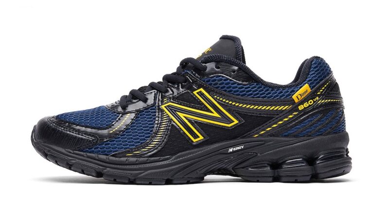 Tenisky Dime x New Balance 860 V2 Blue Yellow