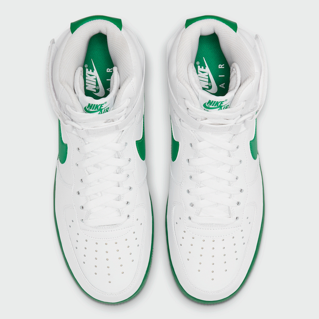 Tenisky Nike Air Force 1 High White Green CK7794-100