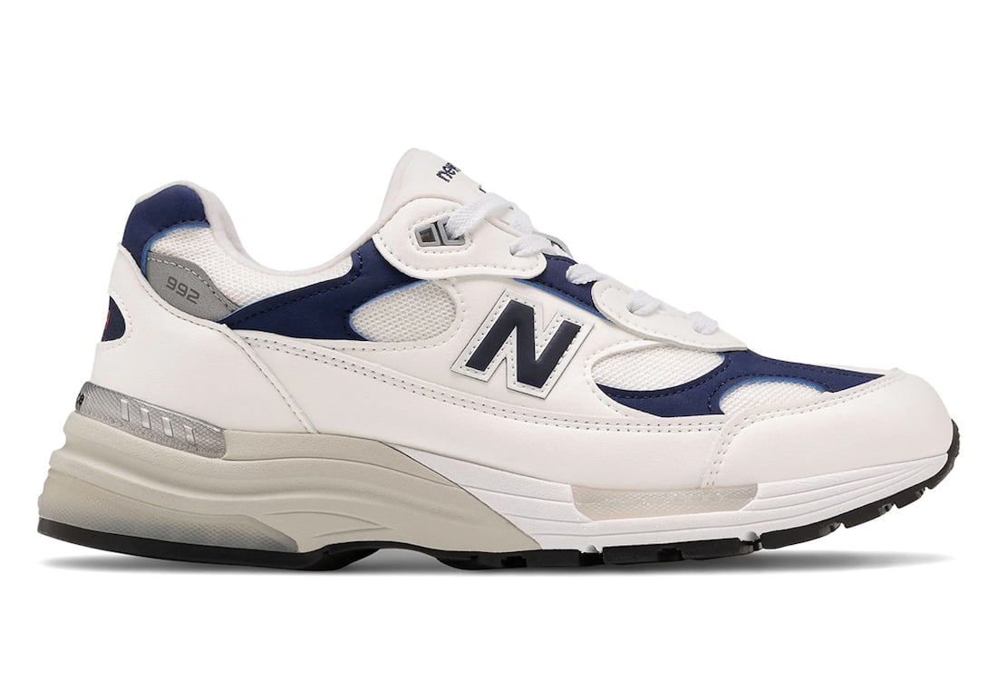 Tenisky New Balance 992 White Navy Blue