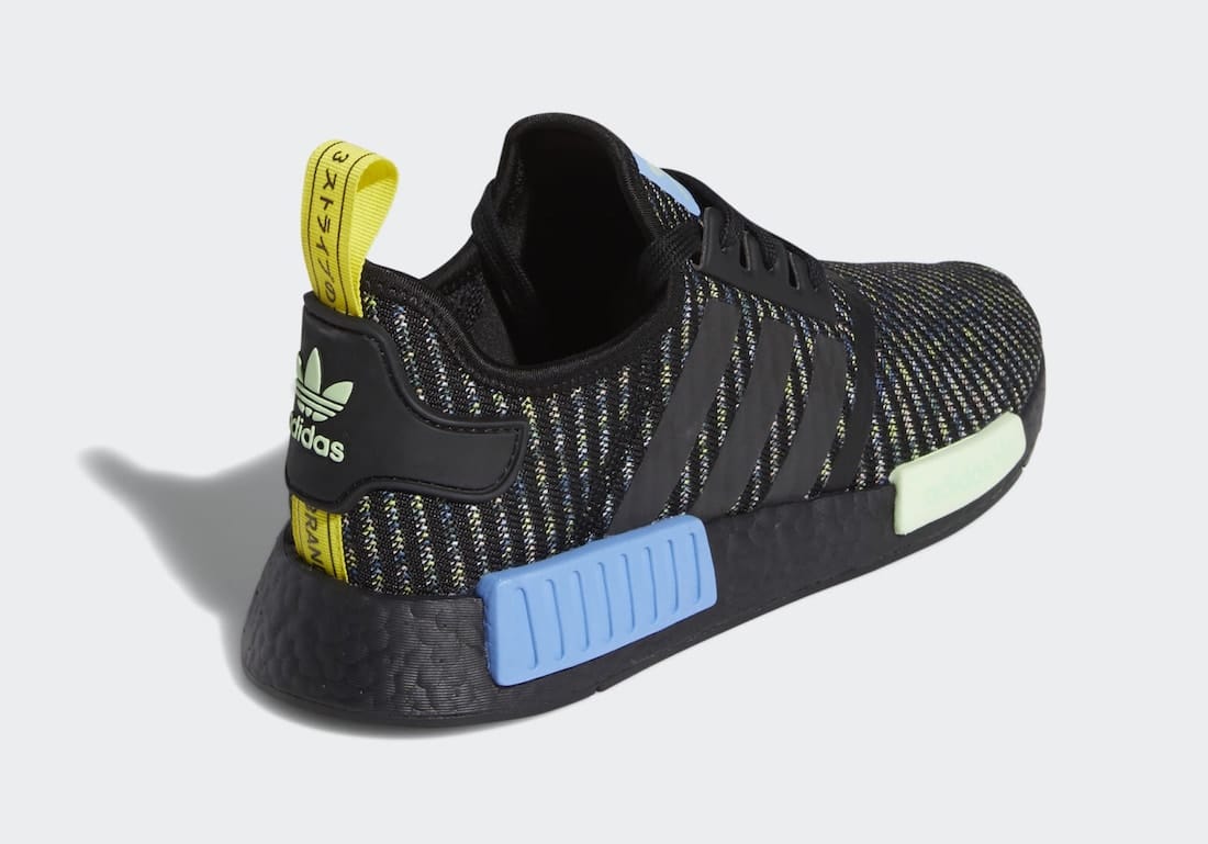 Tenisky adidas NMD R1 Black Real Blue EG7945