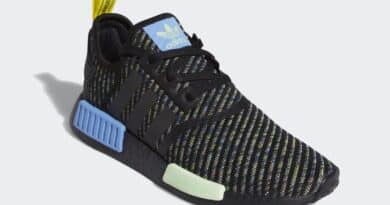 Tenisky adidas NMD R1 Black Real Blue EG7945