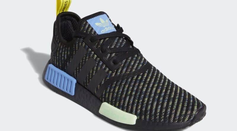 Tenisky adidas NMD R1 Black Real Blue EG7945