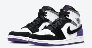 Tenisky Air Jordan 1 Mid SE Purple Black 852542-105