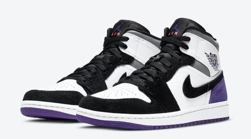 Tenisky Air Jordan 1 Mid SE Purple Black 852542-105