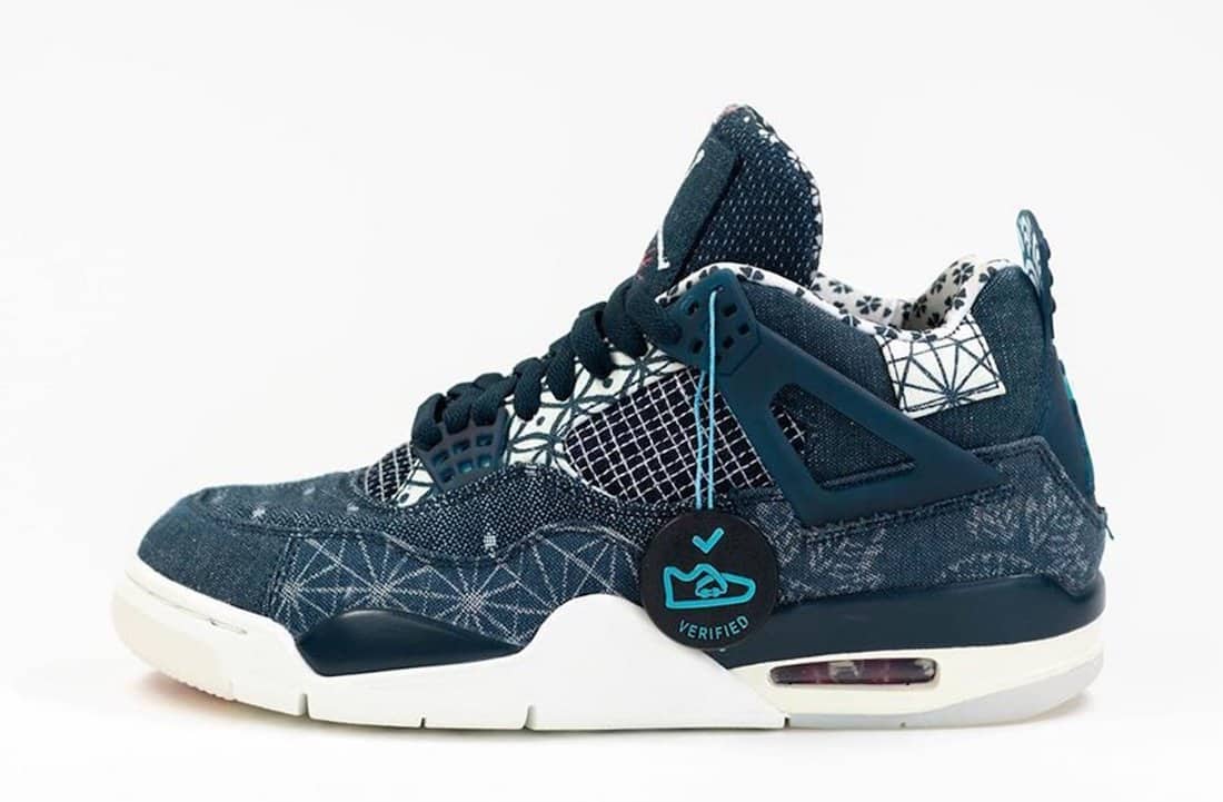 Tenisky Air Jordan 4 SE Sashiko Deep Ocean CW0898-400