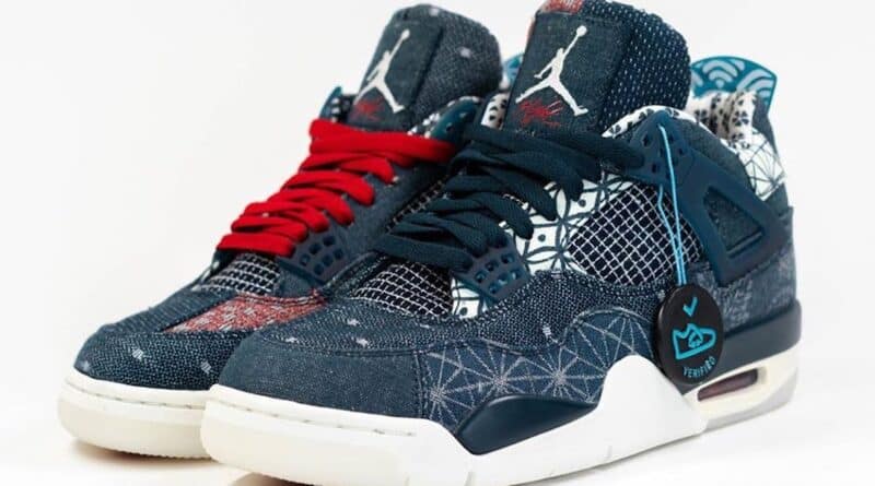 Tenisky Air Jordan 4 SE Sashiko Deep Ocean CW0898-400