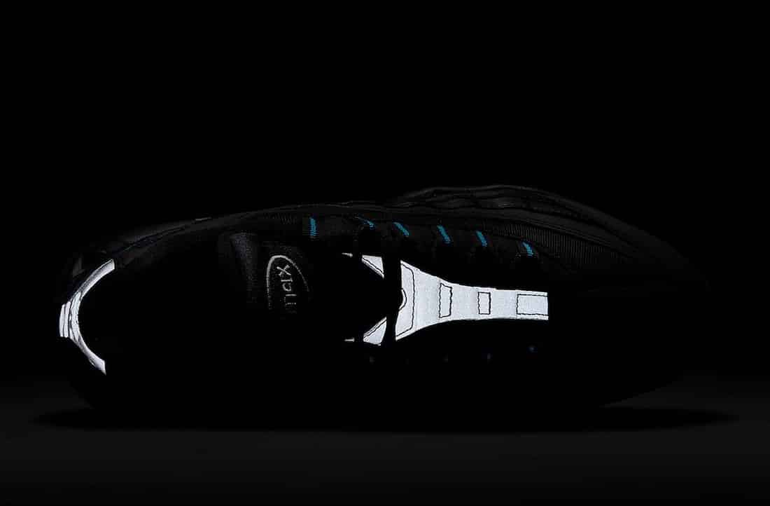 Pánské černé tenisky Nike Air Max 95 Black/Laser Blue/White DC4115-001 nízké sportovní boty a obuv Nike