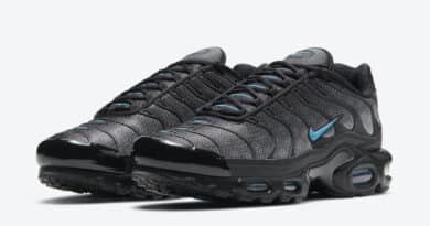 Pánské černé tenisky Nike Air Max Plus Black Hex Black Grey Laser Blue DC1935-001 nízké sportovní boty a obuv Nike