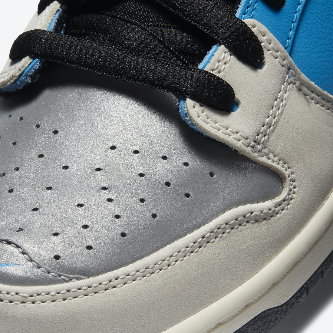 Pánské modré tenisky Instant Skateboards x Nike SB Dunk Low Blue Hero/Pale Ivory/Black CZ5128-400 skate kožené boty a obuv Nike