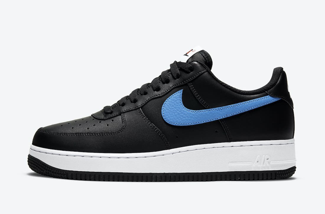 Pánské černé tenisky Nike Air Force 1 Low Black/University Red-Photo Blue-Black CT2816-001 kožené nízké boty a obuv Nike AF1