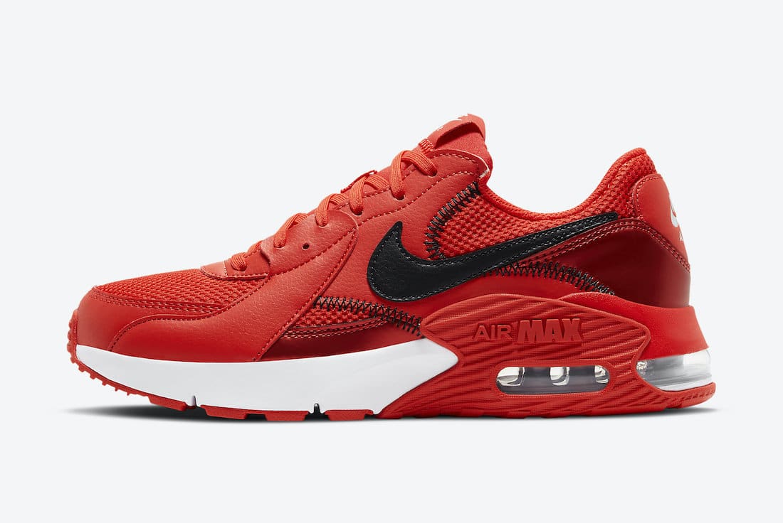 Pánské červené tenisky Nike Air Max Excee White Black University Red DC2341-600 sportovní nízké boty a obuv Nike