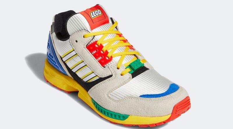 Pánské barevné tenisky a boty LEGO x adidas ZX 8000 White Black Green Blue Yellow Red FZ3482 nízké botasky a obuv adidas
