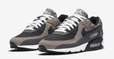 Pánské černé šedé tenisky a boty Nike Air Max 90 SE Enigma Stone/Off Noir-Iron Grey-White CT1688-001 nízké botasky a obuv