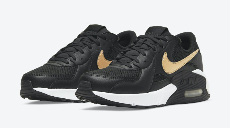 Pánské černé tenisky a boty Nike Air Max Excee White/Black/Gold DH1088-001 sportovní nízké botasky a obuv Nike