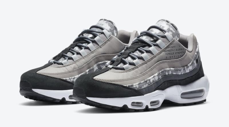 Pánské šedé tenisky Nike Air Max 95 SE Enigma Stone/Off Noir-White-Iron Grey CU1560-001 nízké sportovní boty a obuv Nike