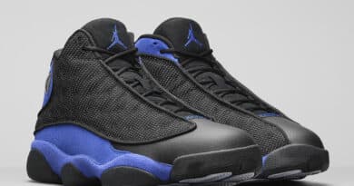 Pánské černé modré tenisky Air Jordan 13 Retro Black/Hyper Royal-Black-White 414571-040 vysoké kotníkové boty a obuv Jordan