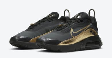 Pánské černé tenisky a boty Nike Air Max 2090 Black/Metallic Gold DC2191-001 nízké sportovní botasky a obuv Nike