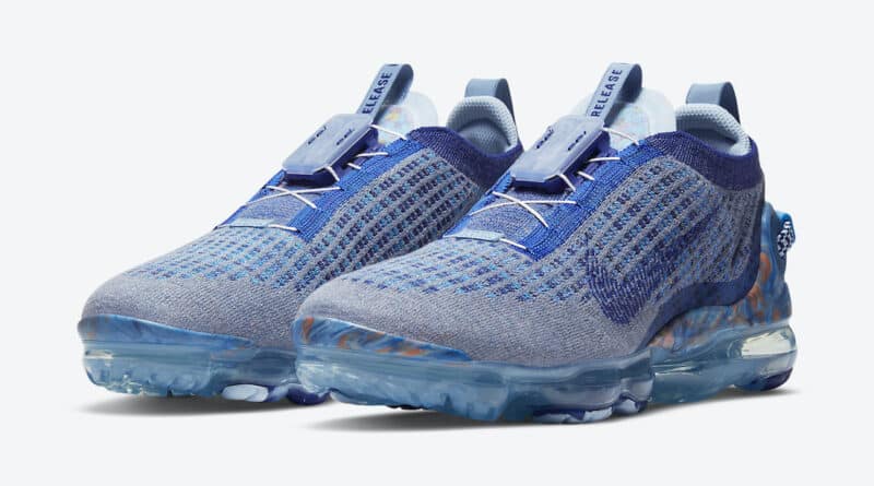 Pánské modré tenisky a boty Nike Air VaporMax 2020 Stone Blue/Deep Royal Blue-Glacier Blue CT1823-400 běžecké botasky a obuv Nike