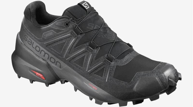 Pánské černé tenisky a boty Salomon Speedcross 5 GTX GORE-TEX Black/Black/Phantom 407953 běžecké botasky a obuv Salomon