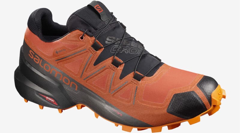 Pánské oranžové tenisky a boty Salomon Speedcross 5 GTX GORE-TEX Burnt Brick/Black/Exuberance 409573 běžecké botasky a obuv Salomon