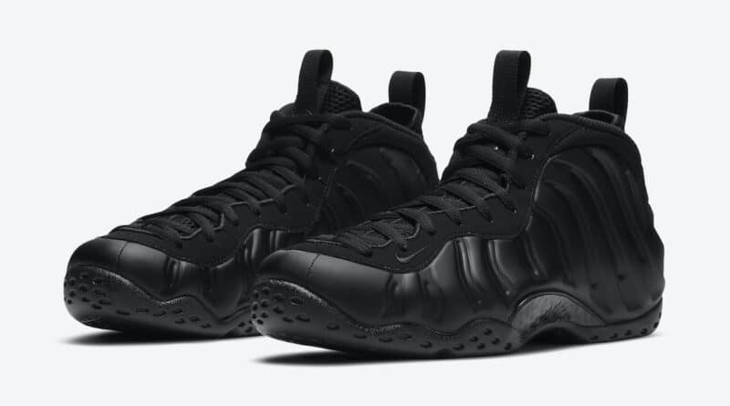 Pánské černé tenisky a boty Nike Air Foamposite One Black/Wolf Grey-Anthracite-Black 314996-001 kotníkové sportovní botasky a obuv