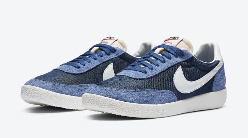 Pánské modré tenisky a boty Nike Killshot OG Coastal Blue/White-Stone Blue-White DC1982-400 sportovní nízké botasky a obuv Nike