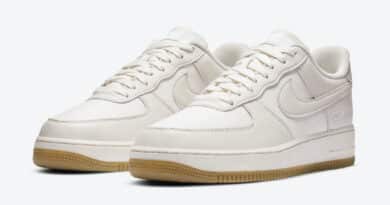 Pánské bílé tenisky Nike Air Force 1 Gore-Tex White Sail Cream Gum DC9031-001 nízké kožené boty a obuv Nike AF1