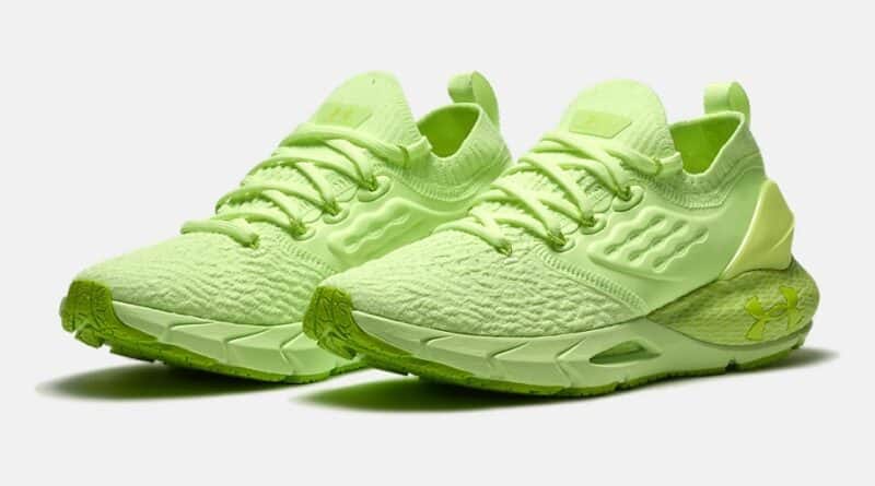 Dámské zelené tenisky a boty Under Armour Hovr Phantom 2 Lime Fizz/Lime Fizz/Green Citrine 3023021-300 nízké běžecké botasky a obuv UA