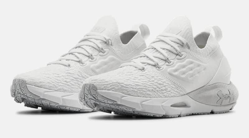 Dámské bílé tenisky a boty Under Armour Hovr Phantom 2 White/White/Halo Gray 3023021-100 nízké běžecké botasky a obuv UA