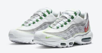 Pánské bílé tenisky a boty Nike Air Max 95 NRG White/Classic Green-Electric Green CU5517-100 nízké botasky a obuv Nike