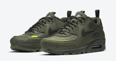 Pánské zelené tenisky a boty Nike Air Max 90 Surplus Cargo Khaki/Sequoia-Lemon Venom CQ7743-300 nízké sportovní botasky a obuv Nike